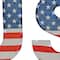 18" Patriotic "USA" Outdoor LED Light Up Lawn Décor